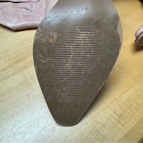 Pink Western-Style Women's Boots Size 10 EUC - Picture 5 of 5